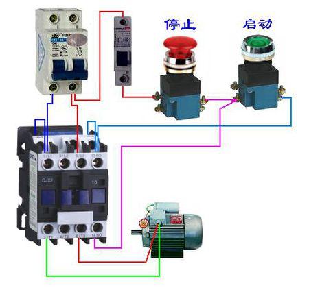 单相220v接触器接法视频