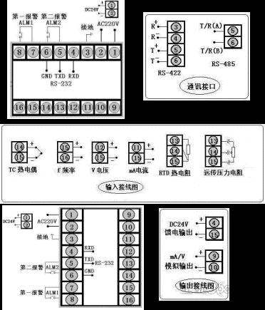 数显仪表接线图