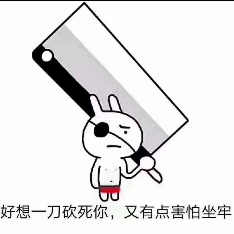 拿刀剁表情包