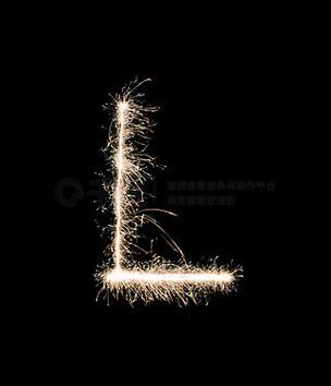 黑色字母图片
