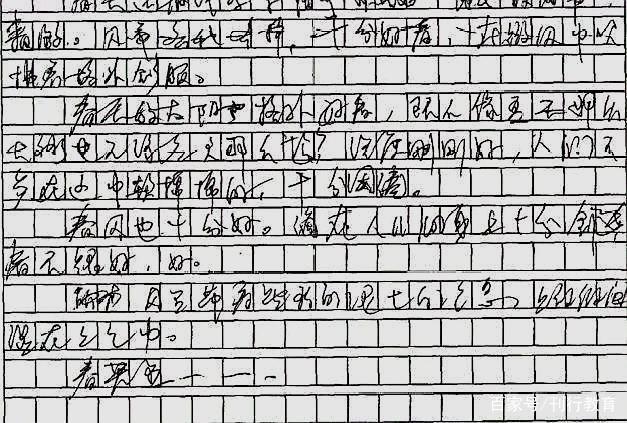 答题卡扫描后图像