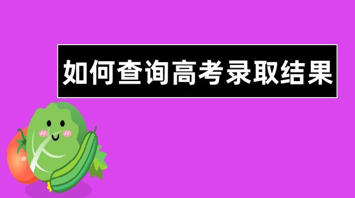 高考单招录取查询结果