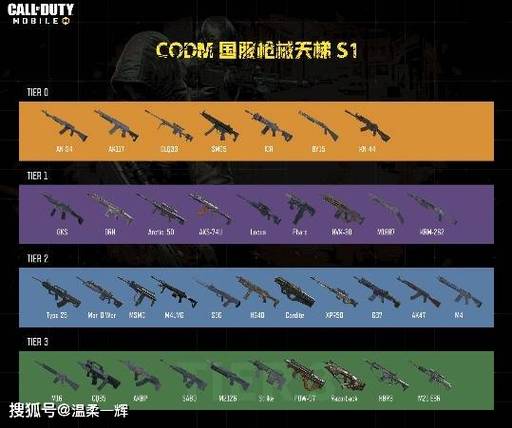 使命召唤手游武器排行