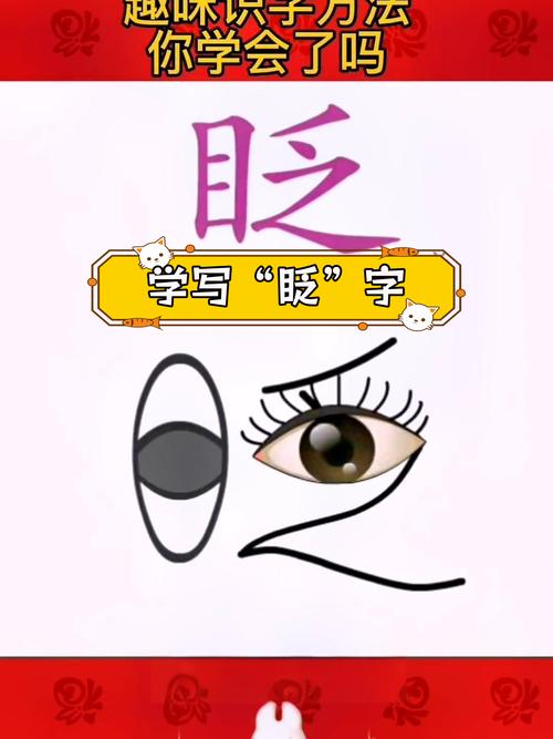 眨眼的眨的拼音