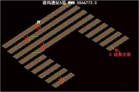 传奇迷宫走法图解大全