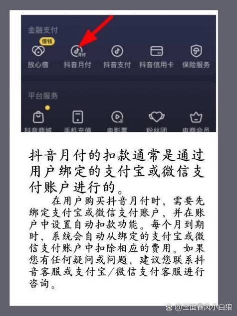 抖音月付付过款了怎么还要付款