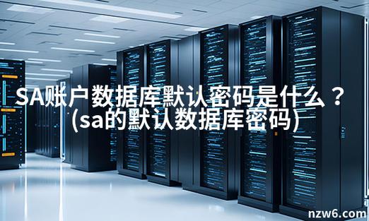sa默认密码是多少