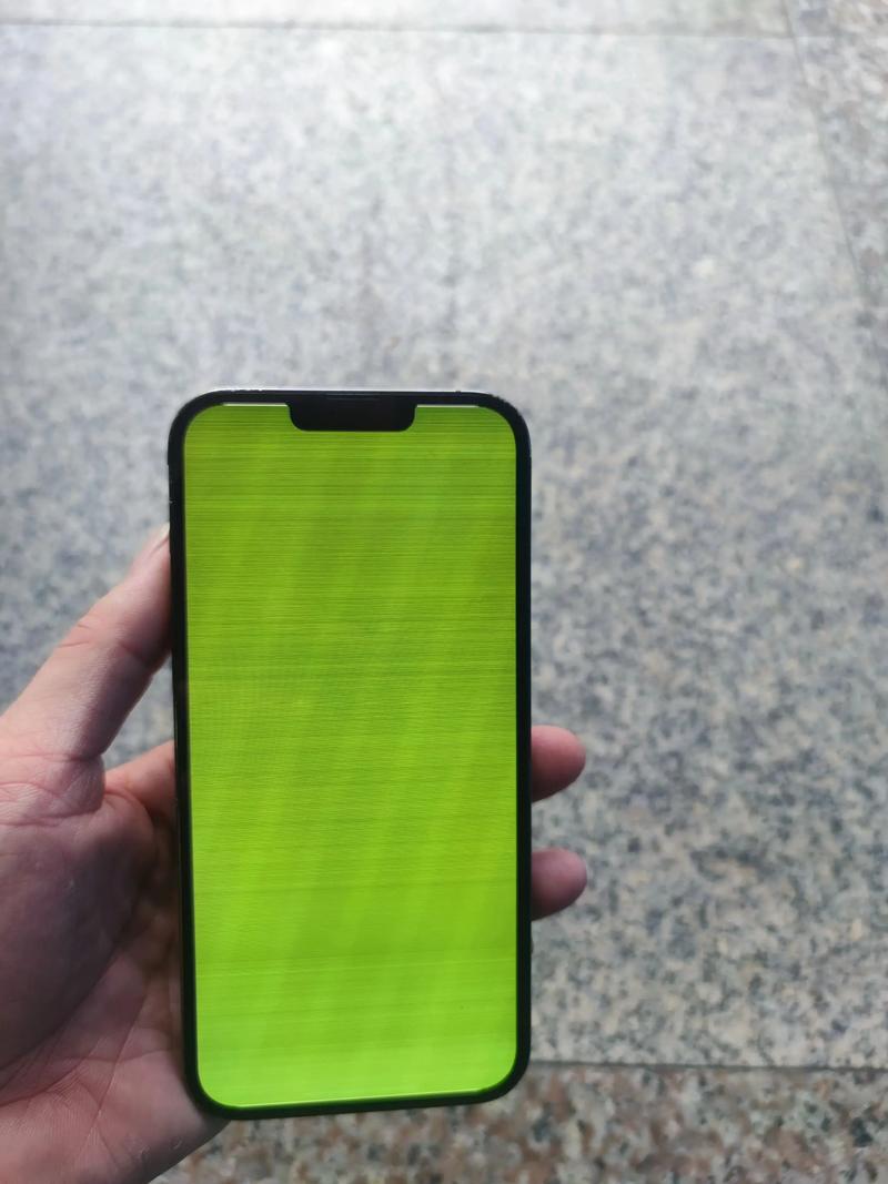 iphonex屏幕边缘绿