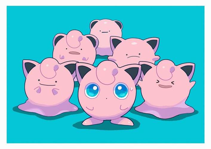 粉色神奇宝贝大全