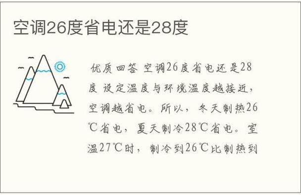 制热22度省电还是26度省电