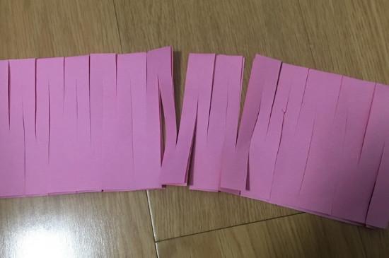 一张纸撕成一个圈