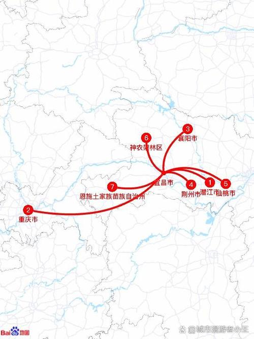 重庆市旅游景点分布图
