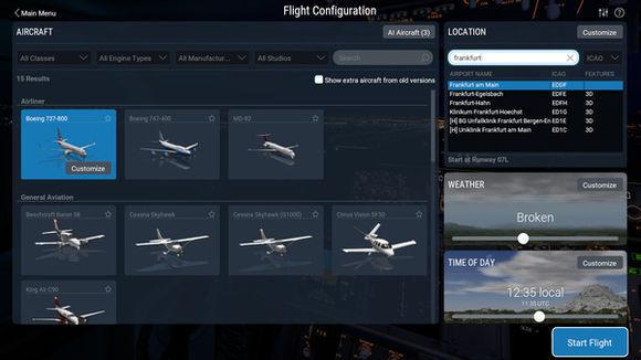 xplane11和fsx对比