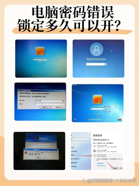 电脑解锁密码忘了如何打开