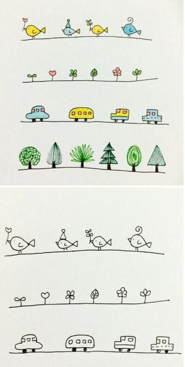 手帐简笔画