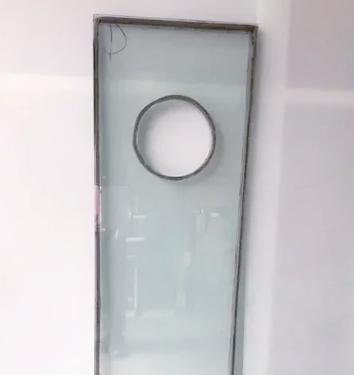 玻璃怎么在中间掏圆孔