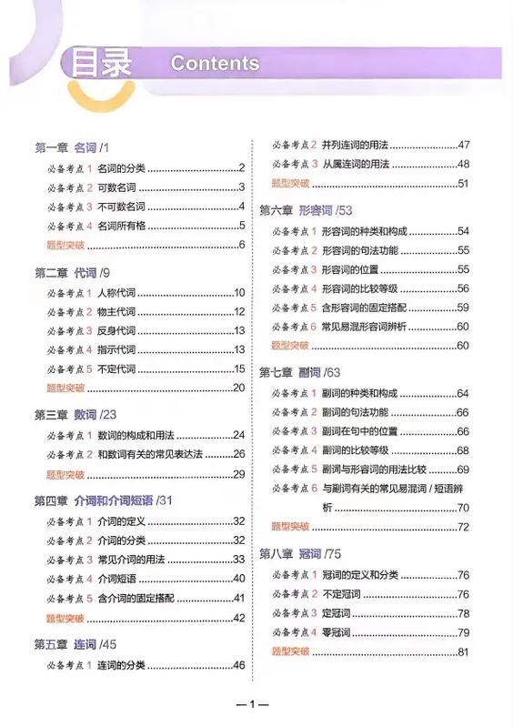 中考英语语法归纳(最新完整版)