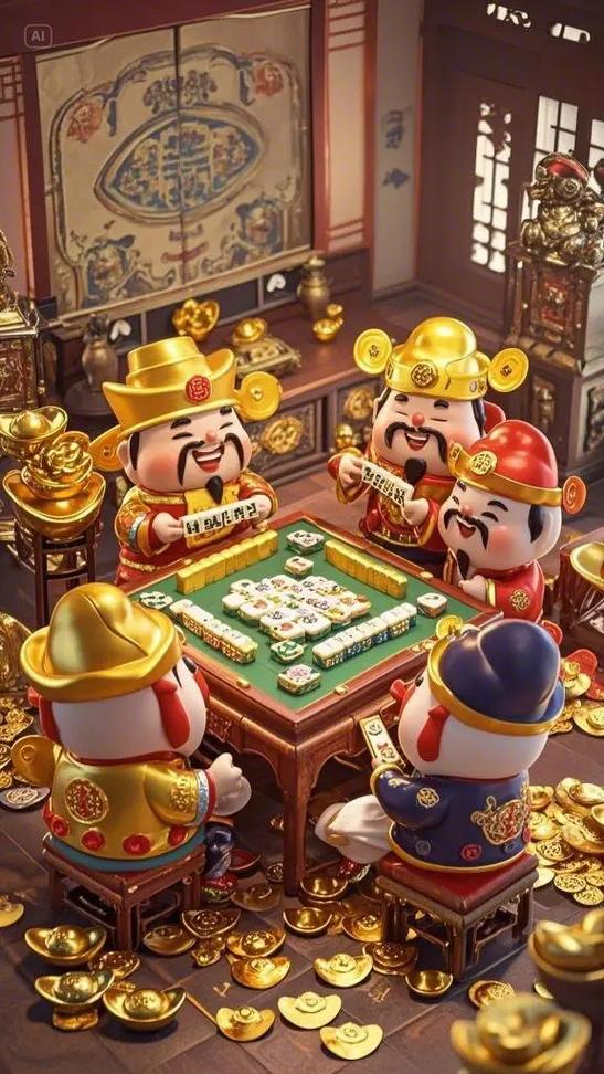 猫老鼠财神的麻将