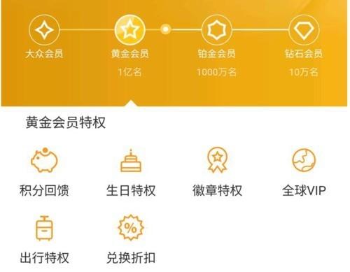 支付宝突然变成黄金会员