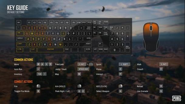 pubg蹲下是哪个键