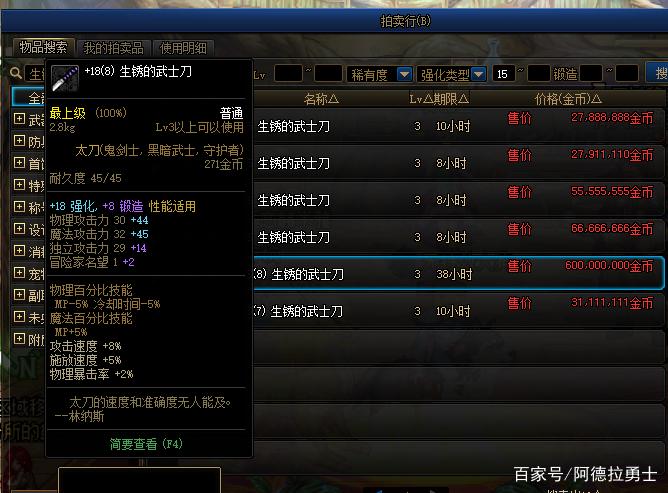 dnf武士刀怎么赚钱截图3