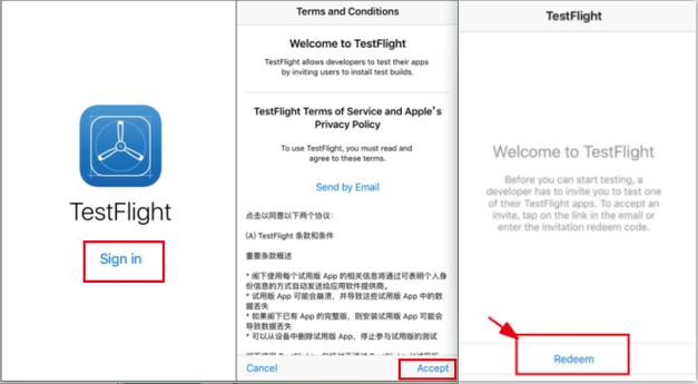 View in TestFlight