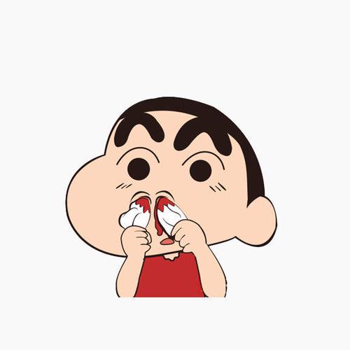 动漫喷鼻血表情包