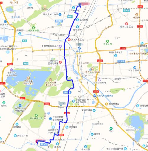 徐州市公交线路图大全