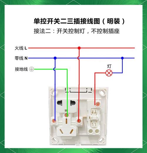 一开单控三孔插座