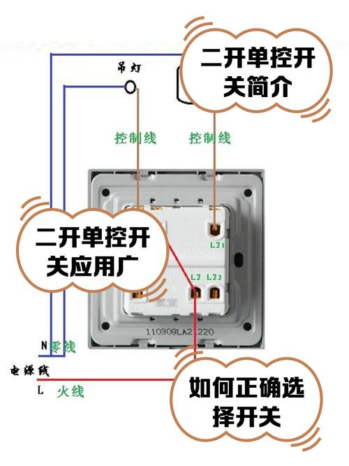 二开单控开关示意图图标