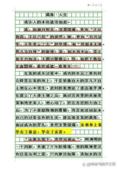 遇见高考满分作文