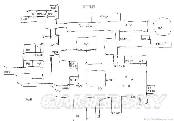 侠客风云传杭州破庙选择