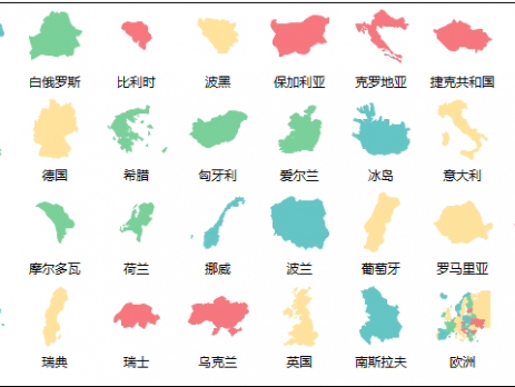 各国国家地图形状像什么