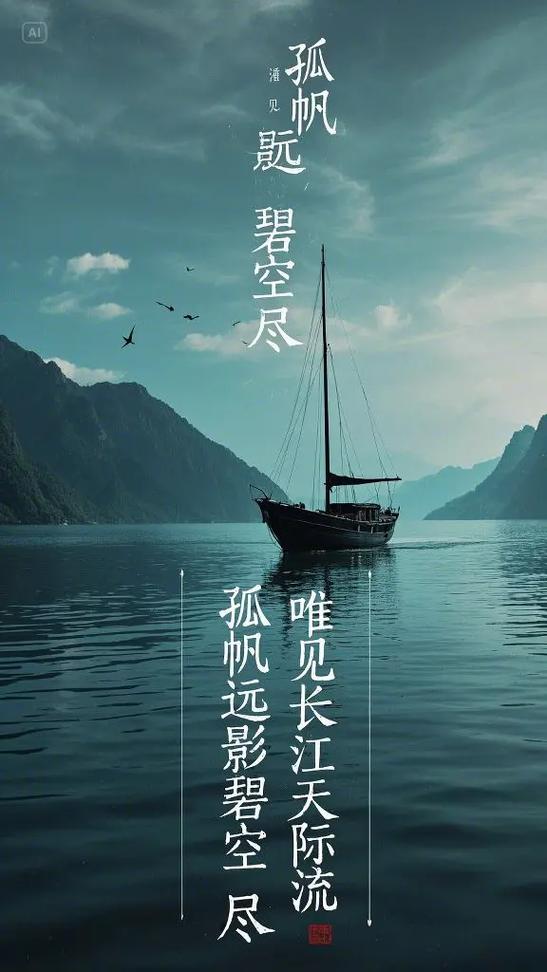 孤帆远影碧空尽的下一句诗句是什么