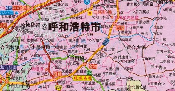 呼和浩特地图全图高清版市区截图2