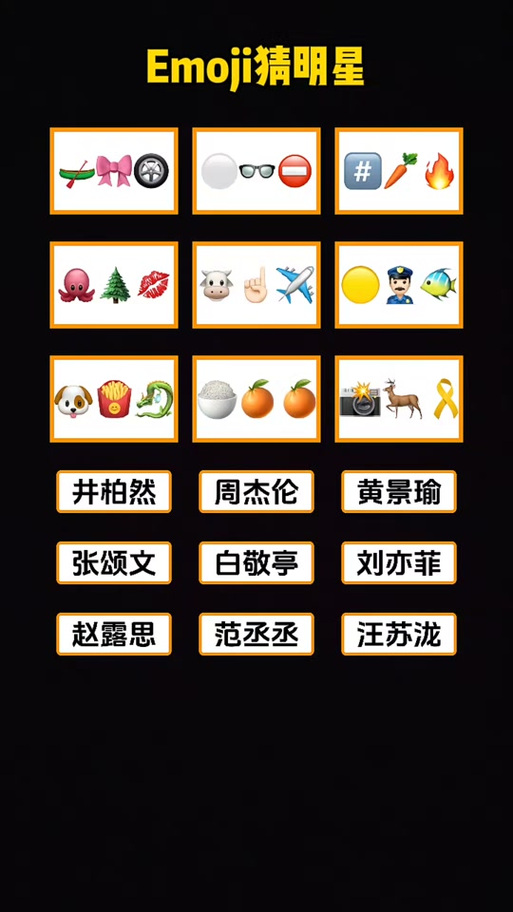 看图猜明星 明星图片和答案