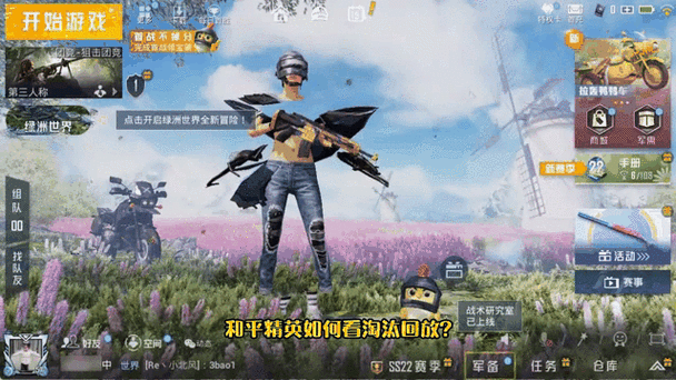 和平精英怎么查看视频回放