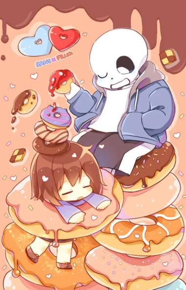 传说之下sansVSfrisk