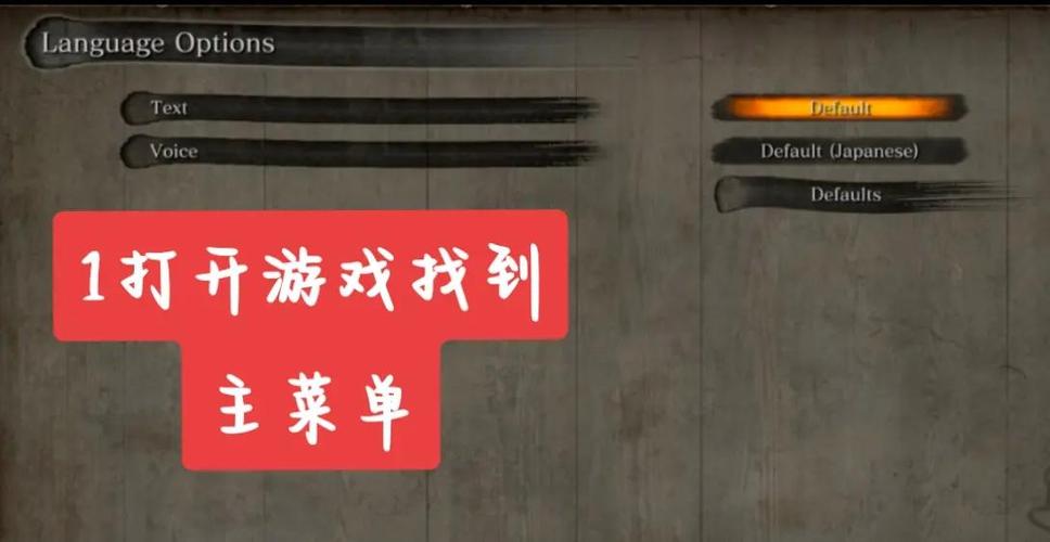 只狼菜单设置中文