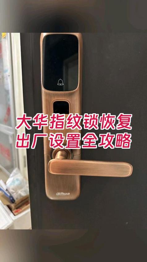 大华智能锁设置教程