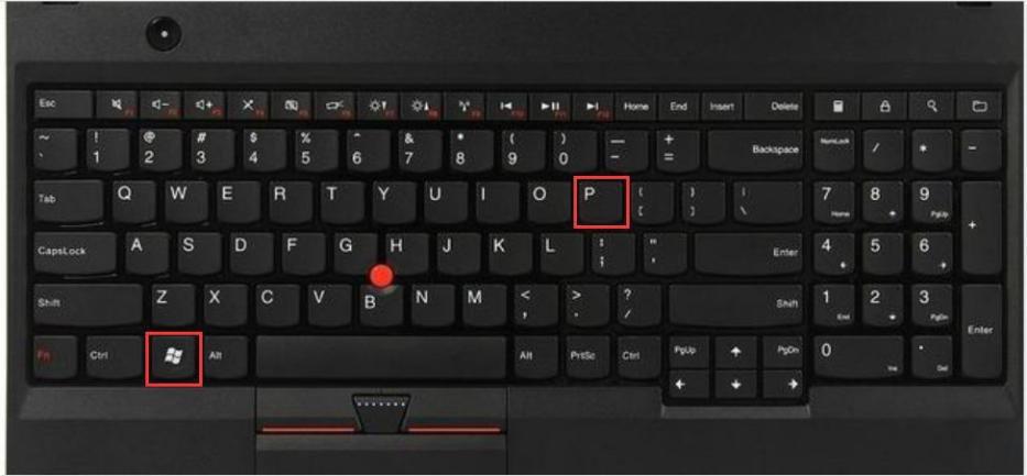 windows笔记本投屏快捷键