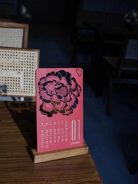 用台历做成的手工作品