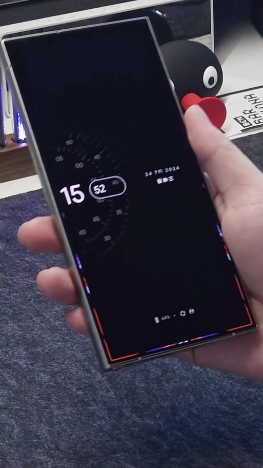 三星息屏图案怎么设置