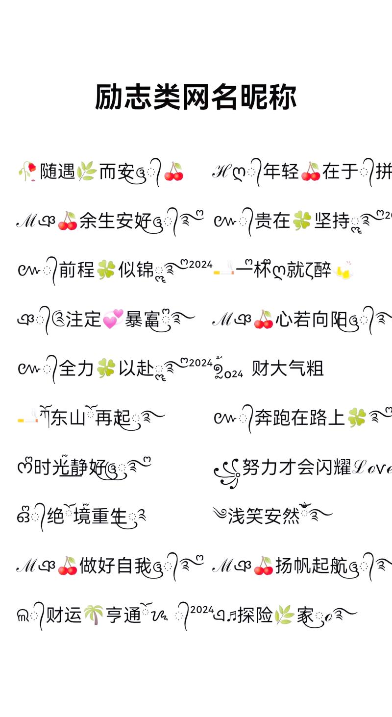 简单励志网名