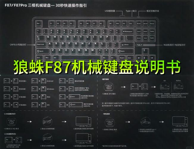 狼蛛键盘背光灯切换方法