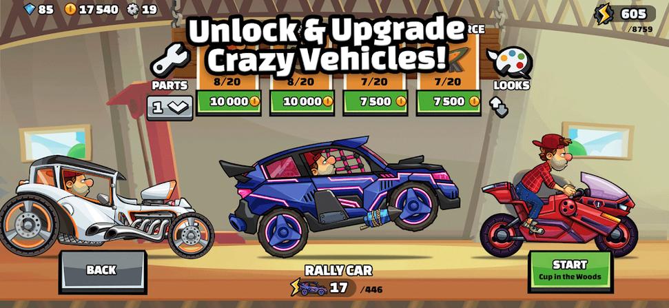 登山赛车2无限金币版无限钻石