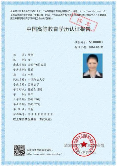 学籍在线验证报告