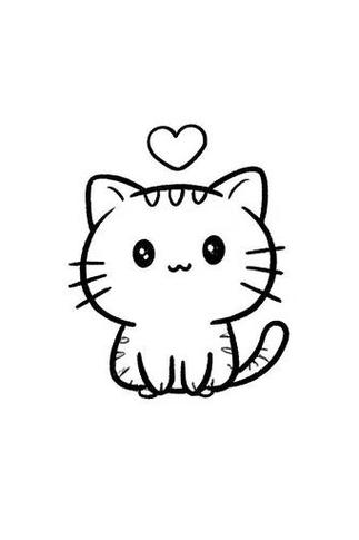 简单的猫怎么画