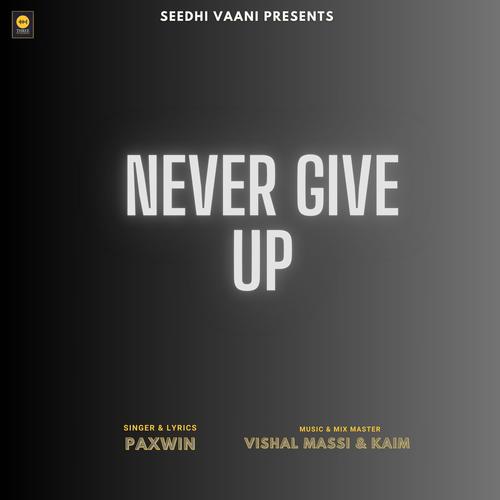 never give up 三个意思