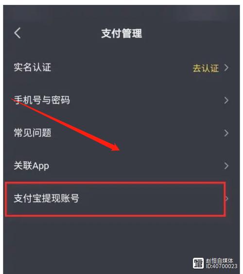 抖音怎样绑定新的支付宝账号